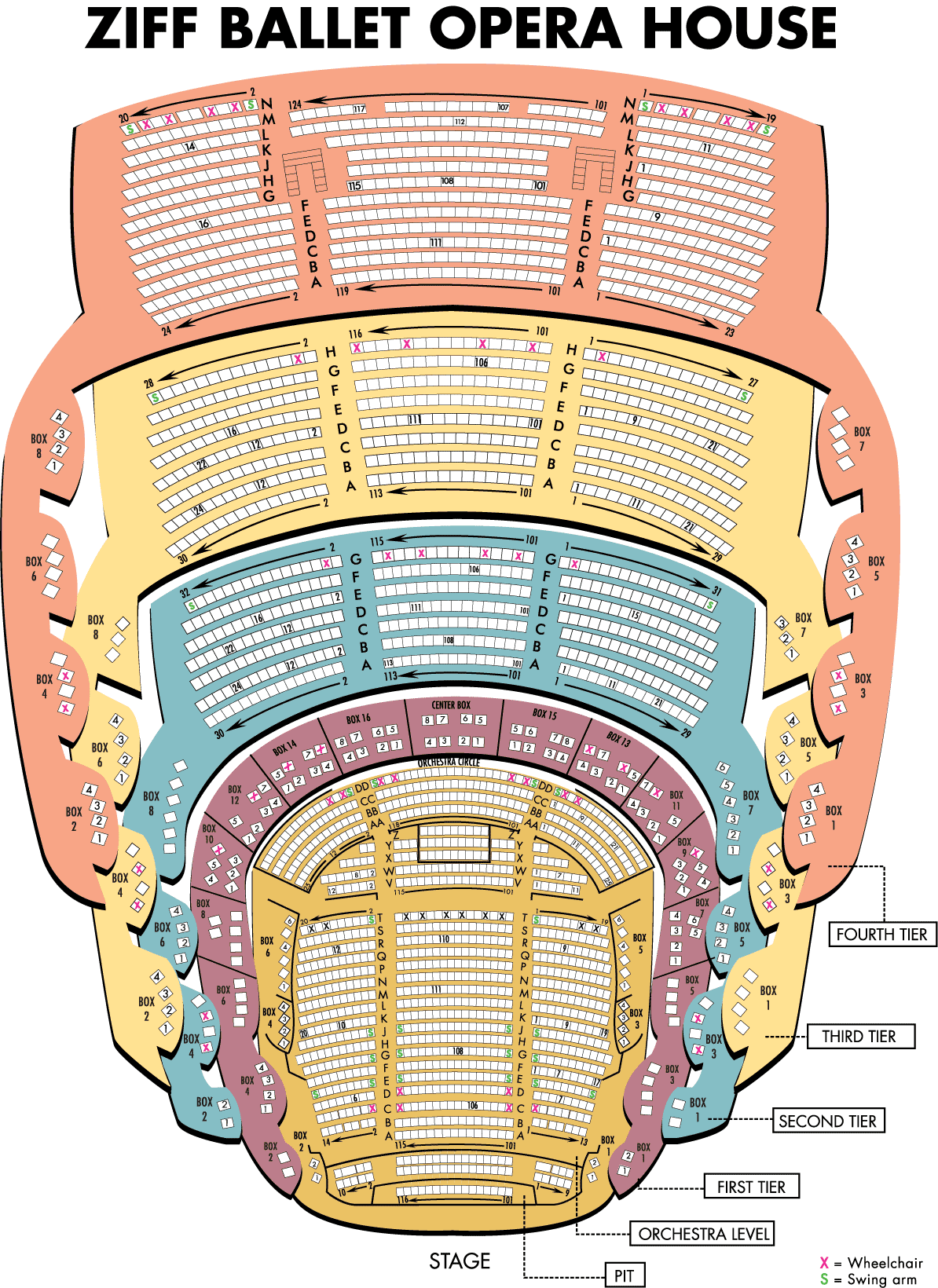 New York City Ballet Seating Chart